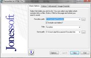 Screen shot: Basic options